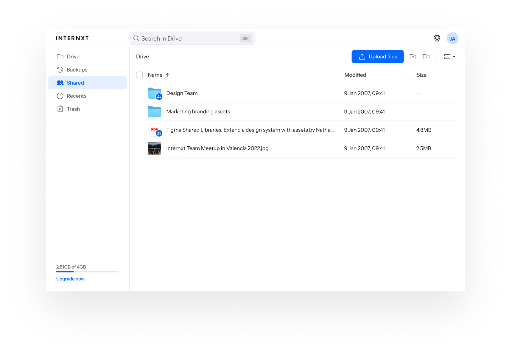 Internxt Meet Solution